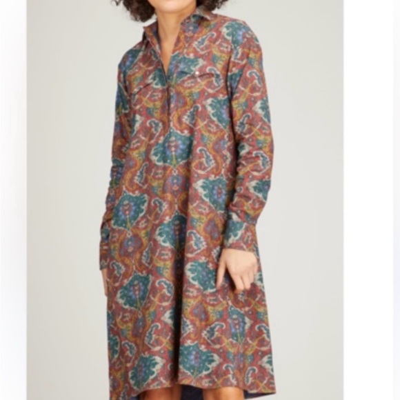 Ann Mashburn Women's Western Volume Popover Dress in Rust Size
S - Picture 7 of 7